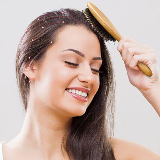 brosse a cheveux en poil de sanglier facile