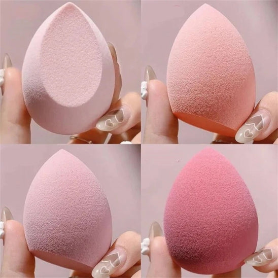 éponge maquillage rose