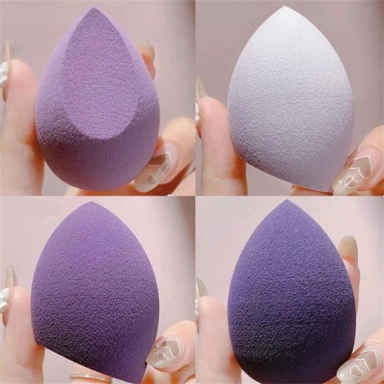 éponge maquillage violet
