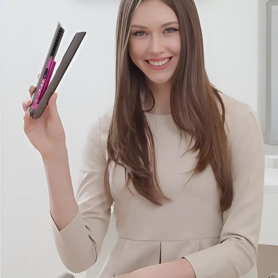 femme lisseur sans fil pratique