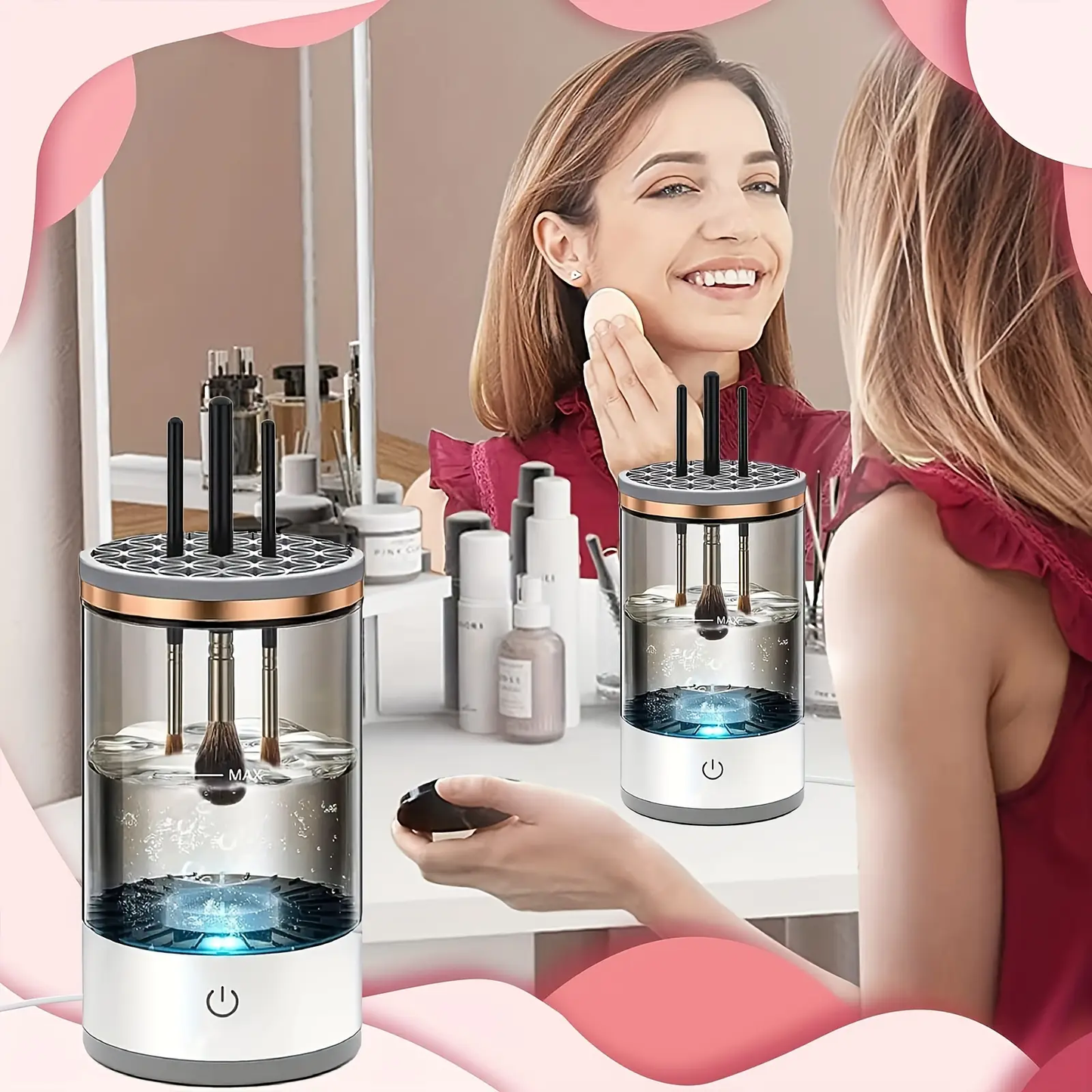 nettoyeur pinceau maquillage