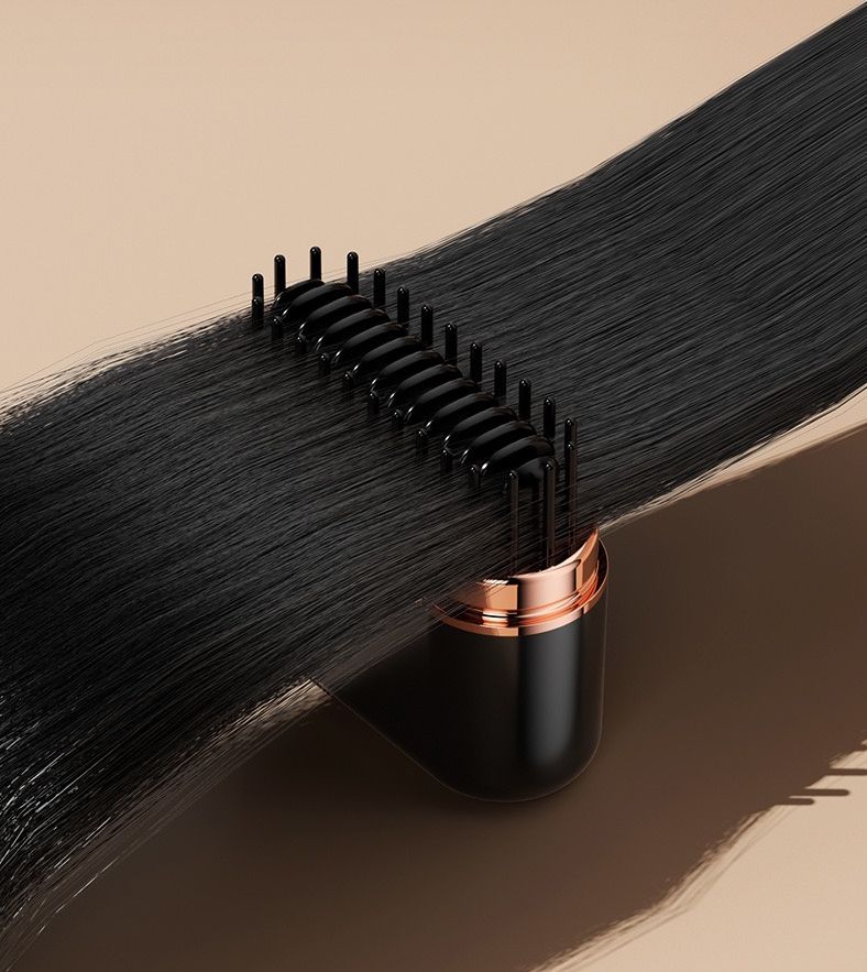 peigne chauffant lisse cheveux