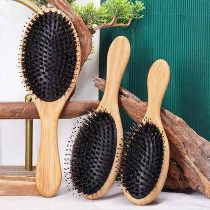 Brosse à Cheveux en Poil de Sanglier | HairNatura™ - Cérès Beauté