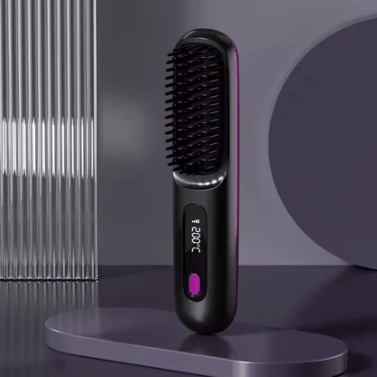 Brosse Chauffante Lissante | Sans Fil MiniLiss™ - Cérès Beauté