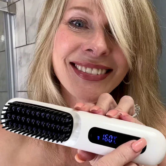 brosse chauffante lissante