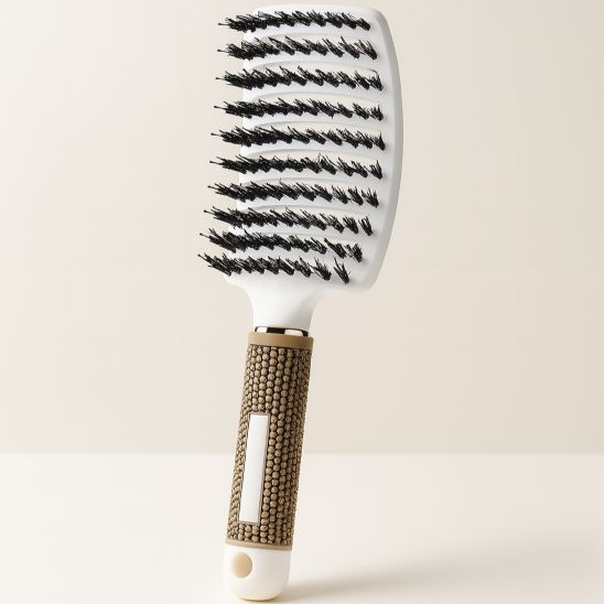 brosse cheveux magique blanc