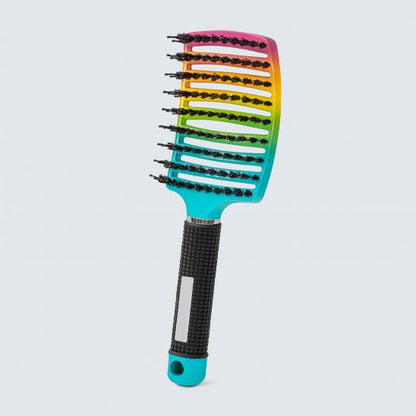 brosse cheveux magique multicolore