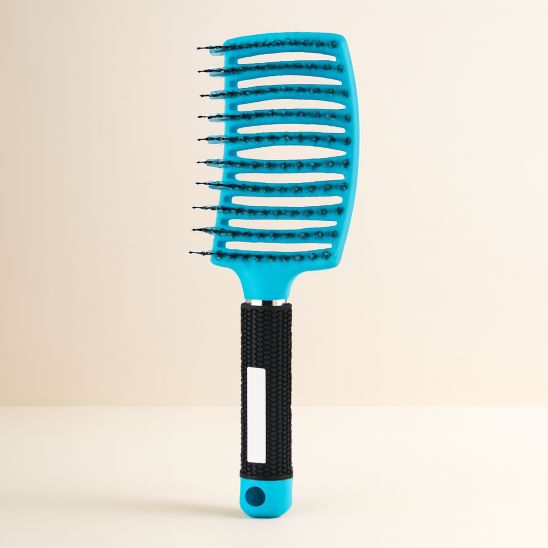 brosse cheveux magique turquoise
