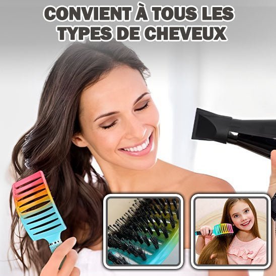 Brosse cheveux | MysticGlide™ - Cérès Beauté