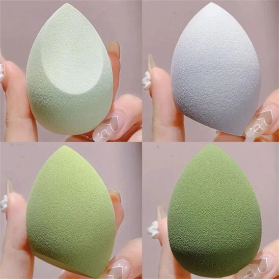 éponge maquillage vert
