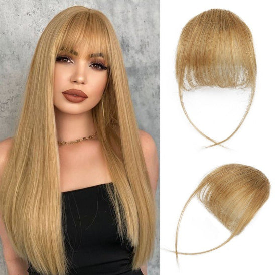 extension cheveux à clip frange naturelle cendré