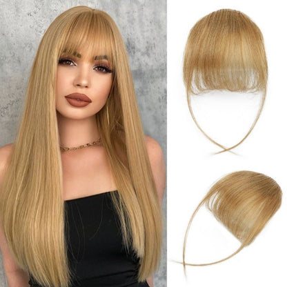 extension cheveux à clip frange naturelle cendré