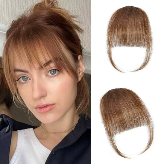 extension cheveux à clip frange naturelle clair