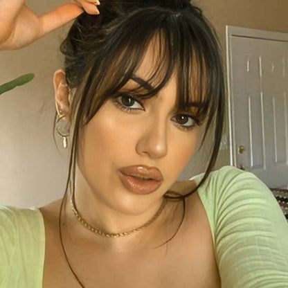 extension cheveux frange à clip GlamBangs efficace