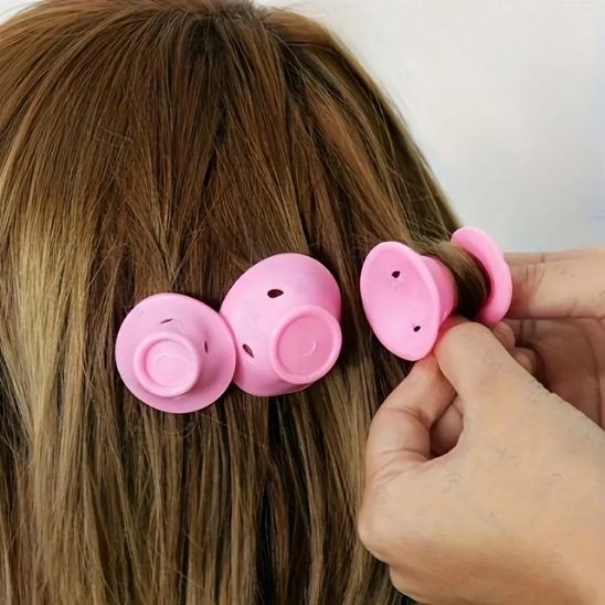 femme dos porte rouleau cheveux magique