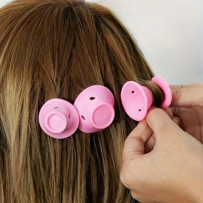 femme dos porte rouleau cheveux magique