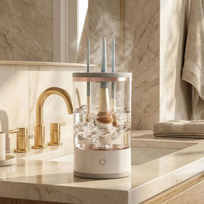 Nettoyeur Pinceau Maquillage Électrique GlamClean™ | Hygiène & Beauté