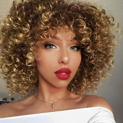 Perruque Afro | Ophéa™ Blond Ombré - Cérès Beauté