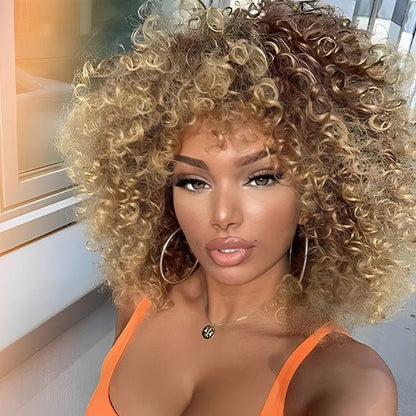 Perruque Afro | Ophéa™ Blond Ombré - Cérès Beauté