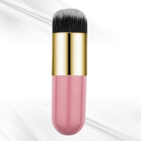 pinceau fond de teint rose