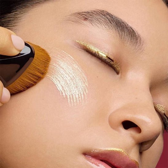 pinceau maquillage brosse hexagonbrush noir