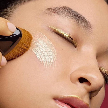 pinceau maquillage brosse hexagonbrush noir