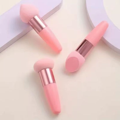 pinceaux maquillage trio rose