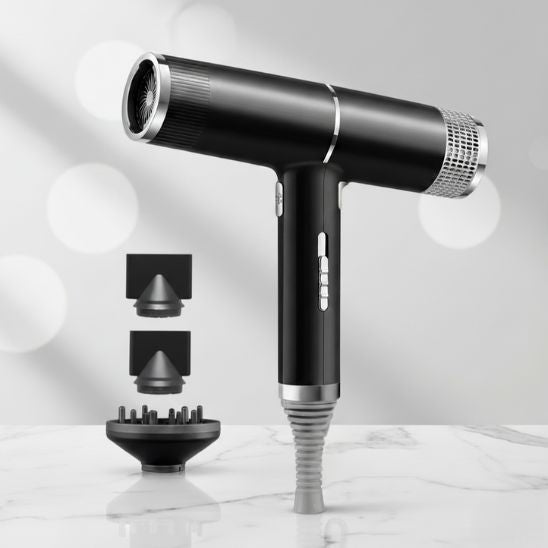 seche cheveux ionique noir silencieux