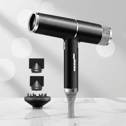 seche cheveux ionique noir silencieux