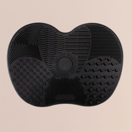 tapis nettoyeur pinceaux maquillage noir